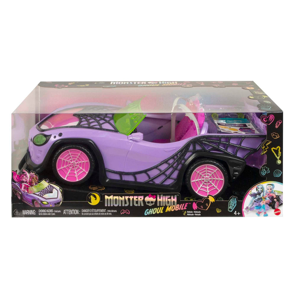 Purple Convertible Toy Car with Spiderweb Details N212