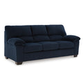 Navy Corduroy Sofa M672