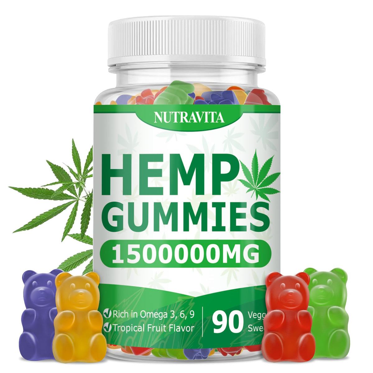 Hemp Gummies 90 Gummies G427610
