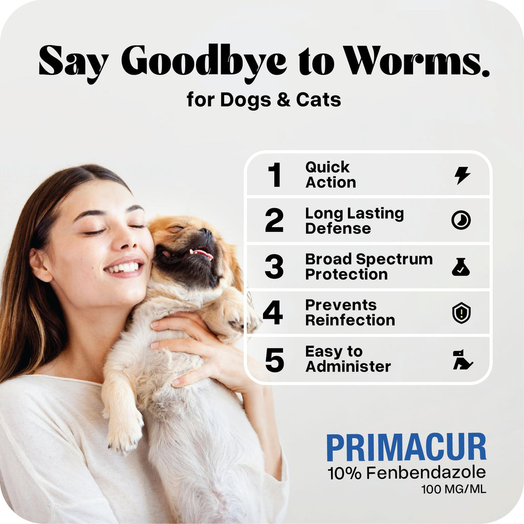 Broad-Spectrum Oral Suspension 10% for Dogs and Cats 120ML/4.1oz Bacon Flavor O9008