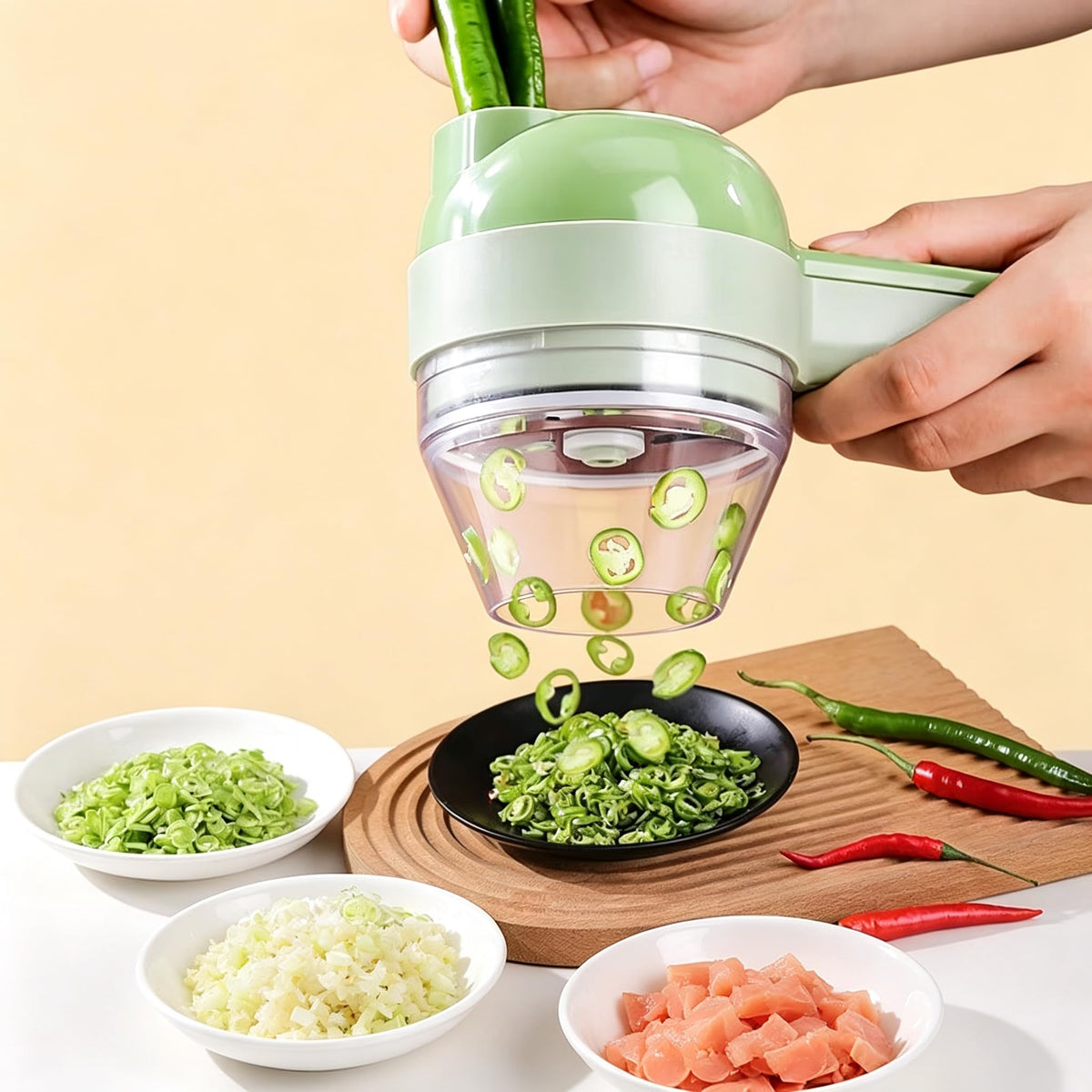 5-in-1 Electric Food Chopper and Slicer E1628