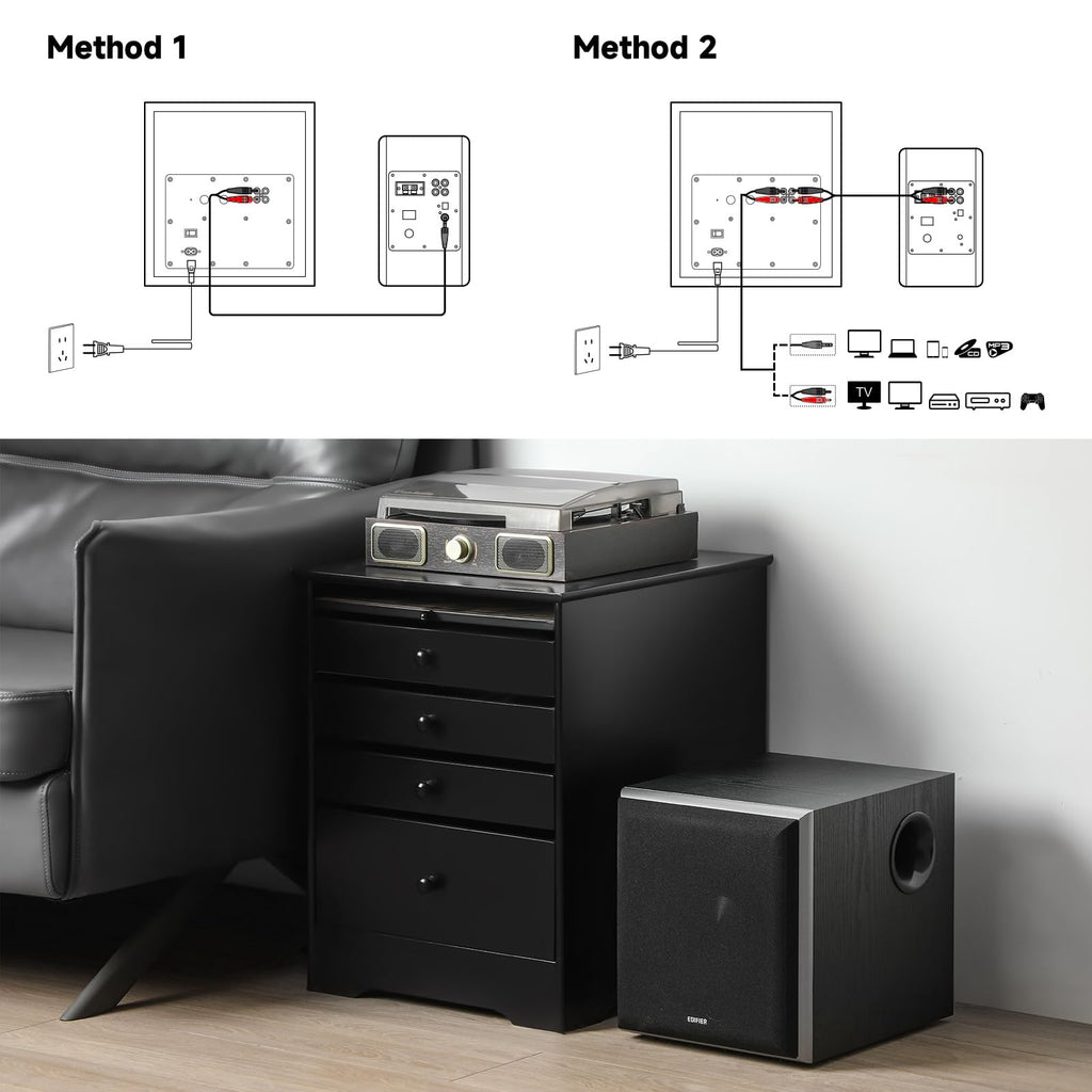 Powered Subwoofer with 8 inch Driver Q4322