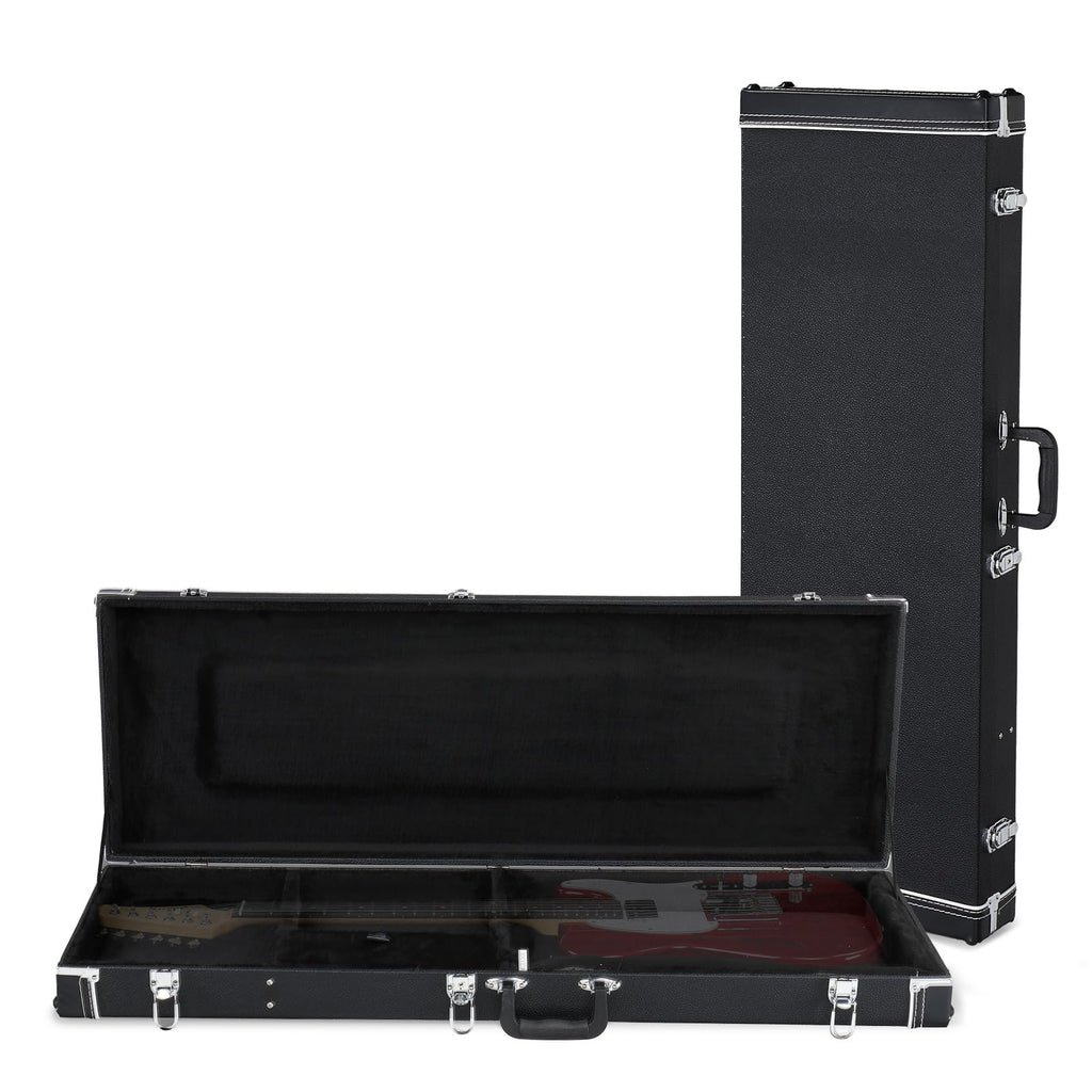 39-Inch Electric Guitar Hard Case with Thickened Padding, Black Y956018