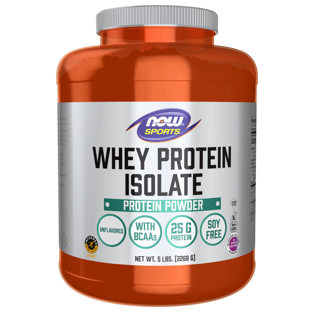 Whey Protein Isolate 24 g With BCAAs Unflavored Powder 5 lbs I68717