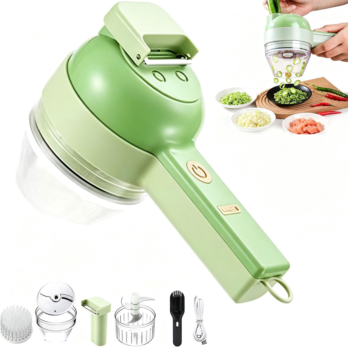 5-in-1 Electric Food Chopper and Slicer E1628