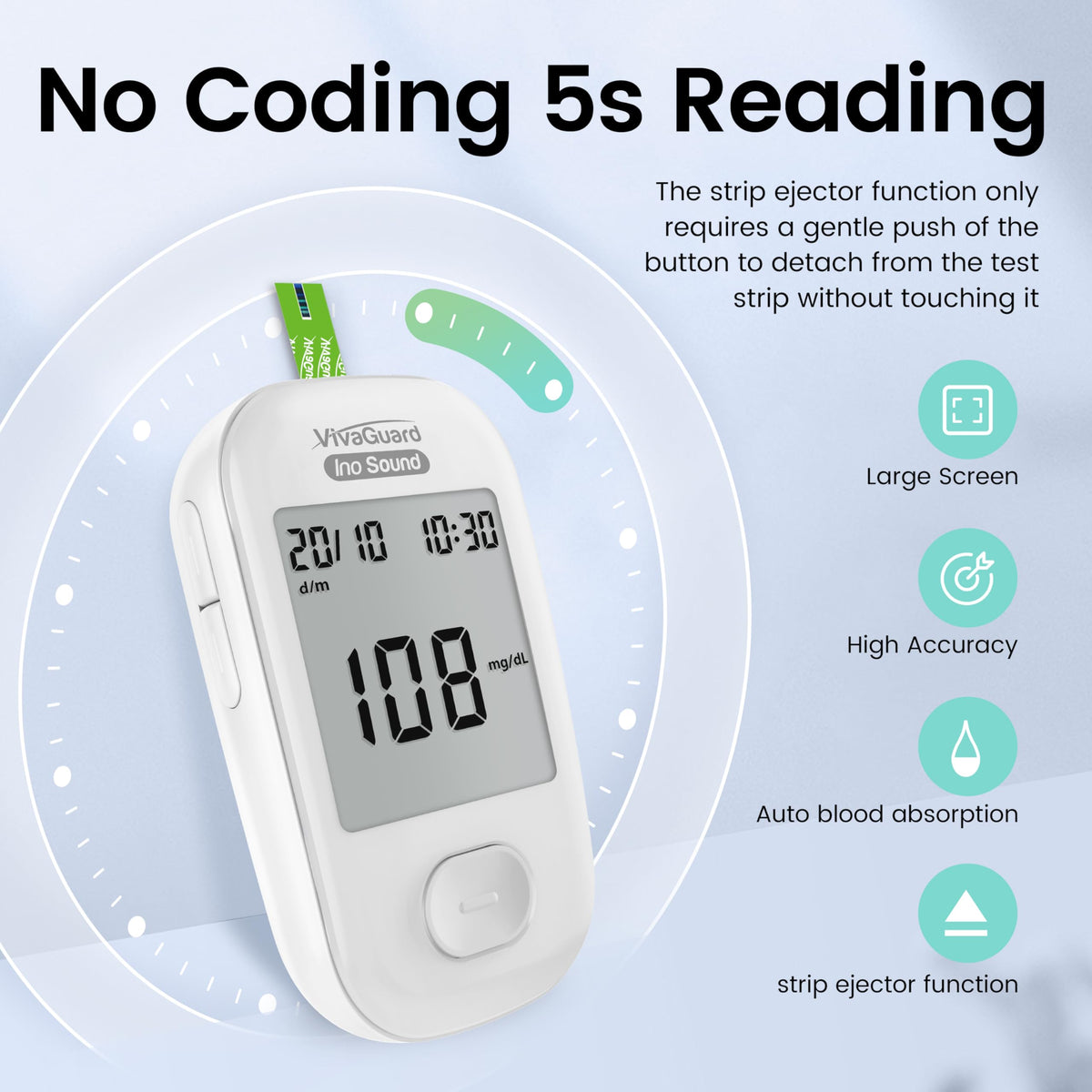 Talking Blood Glucose Monitor Kit E9040