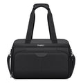 Black Expandable Carry-On Luggage Duffel Bag with Adjustable Strap R602597