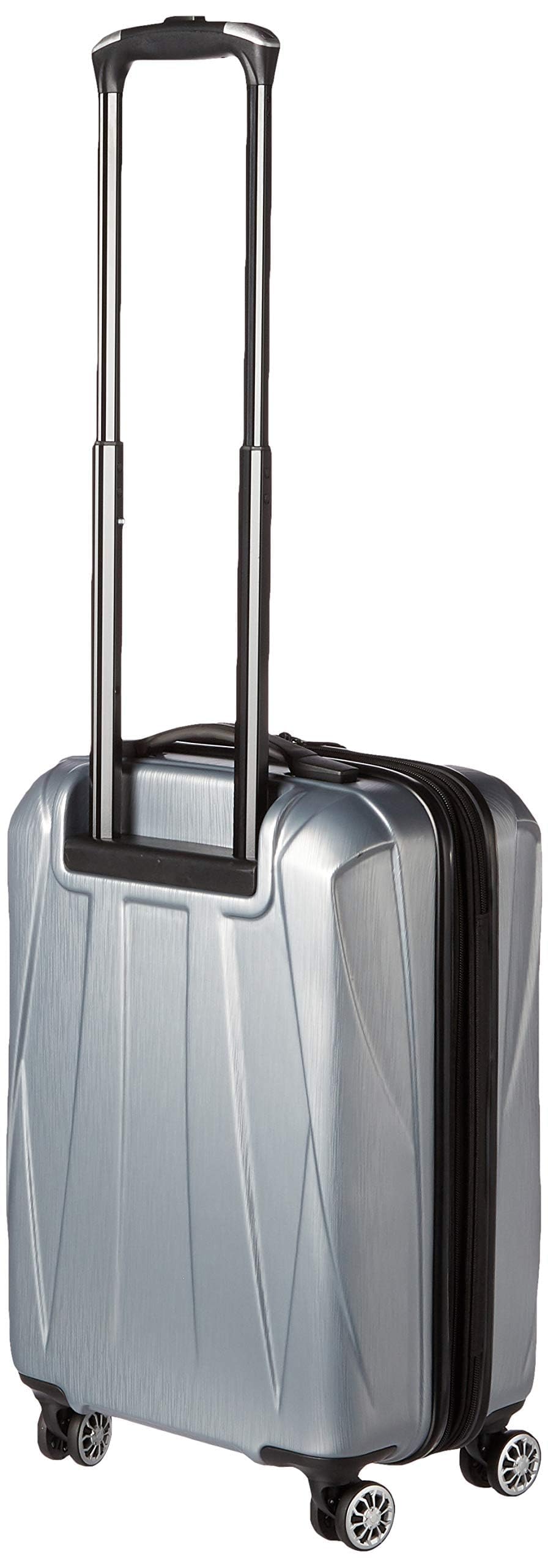 Hardside Expandable Spinner Luggage Silver Carry-On 20-Inch V98081