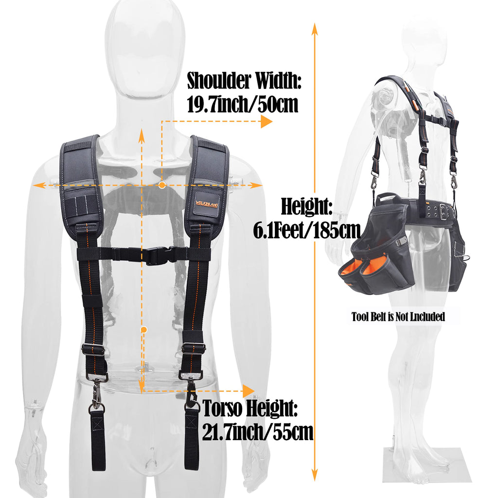 Padded Tool Belt Suspenders M2841