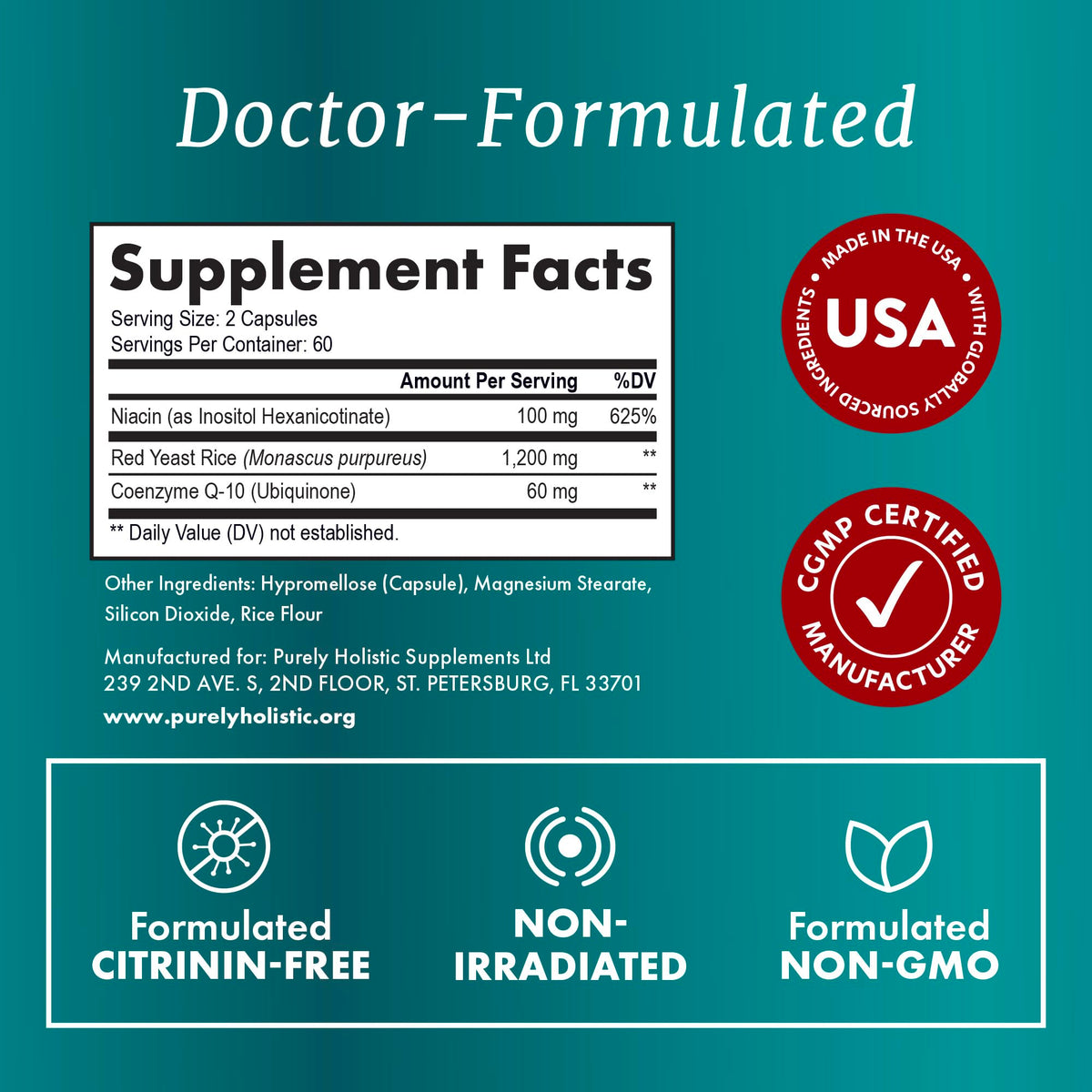 Red Yeast Rice with CoQ10 Supplement S39164
