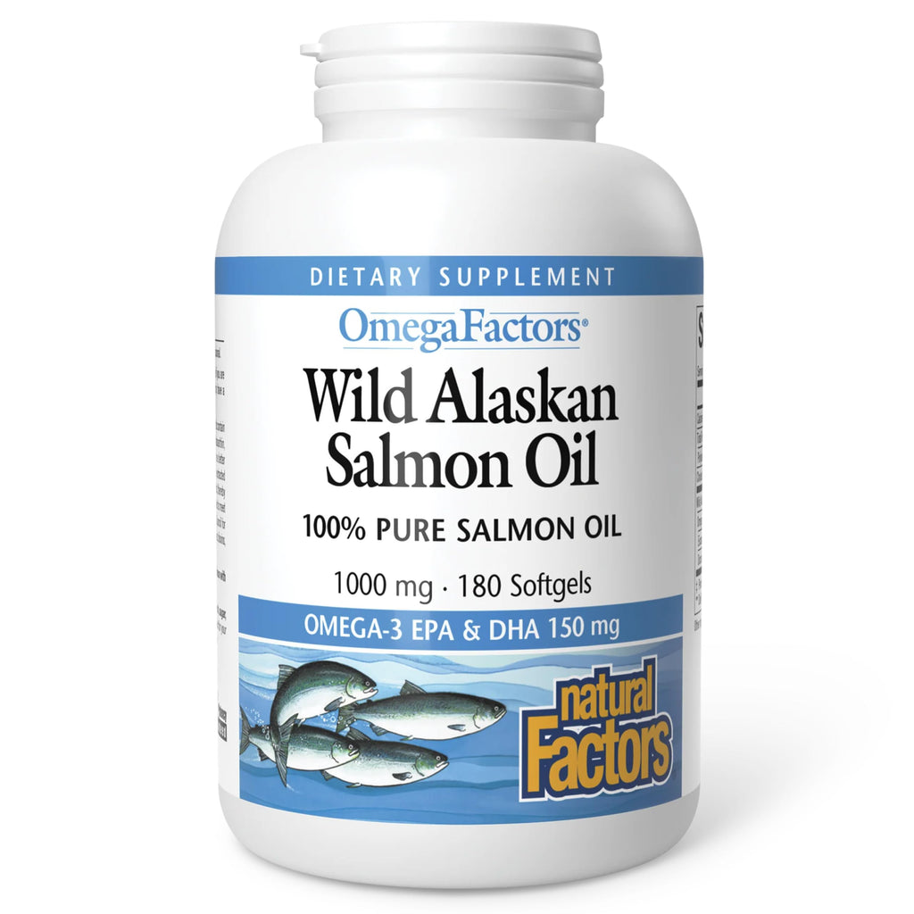Wild Alaskan Salmon Oil 1,000 mg Omega-3 180 Softgels K401068