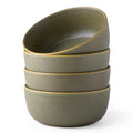 Stoneware Cereal Bowls Set of 4, 26oz Ceramic Bowls L196097