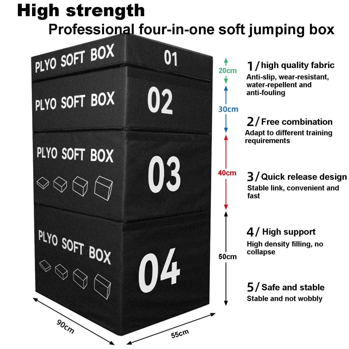4-in-1 Foam Plyo Box Q74960
