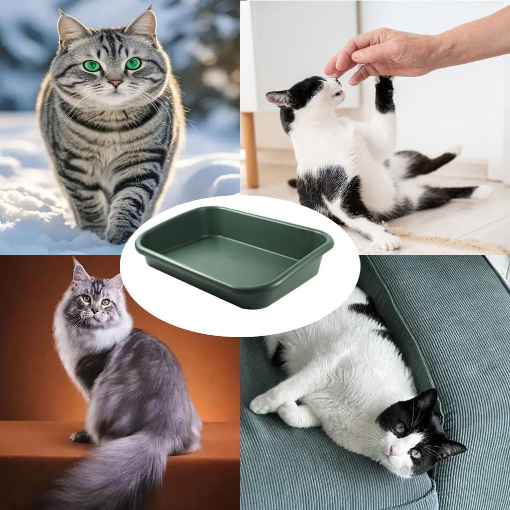 Extra Large High Sides Low Entry ABS Litter Box E58456