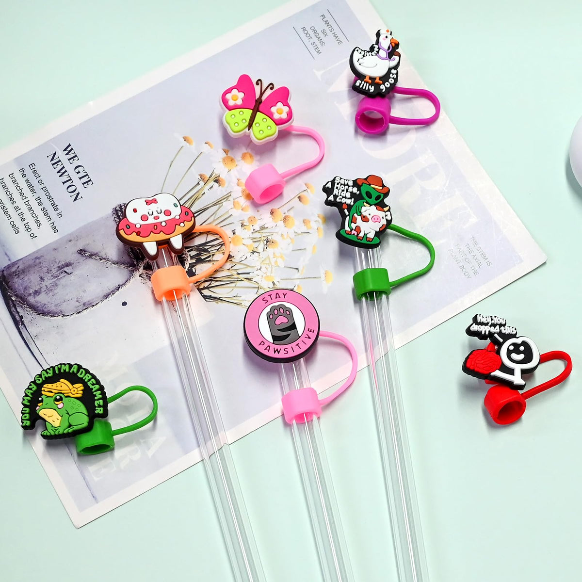 200PCS Straw Covers Cap for Tumbler Straws H544