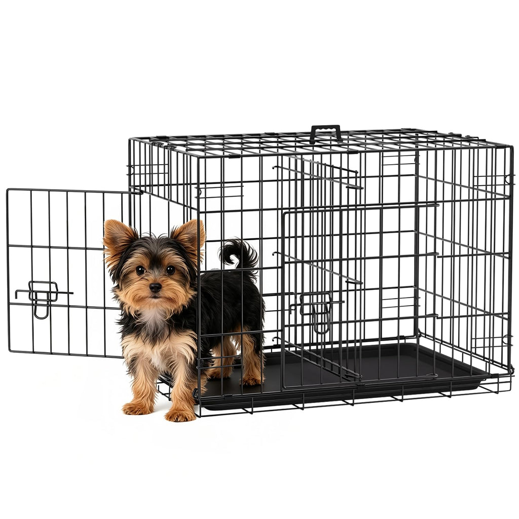 24" Foldable Metal Dog Crate S41225