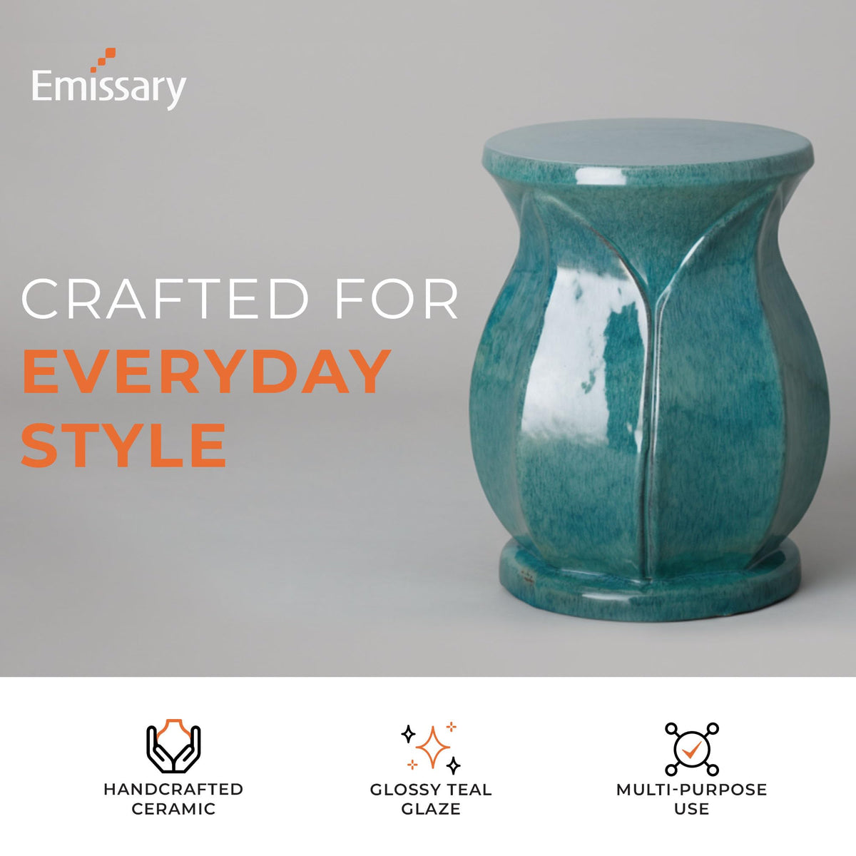 Teal Stool J18385