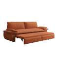 Orange Velvet Two Seater Sofa R2026