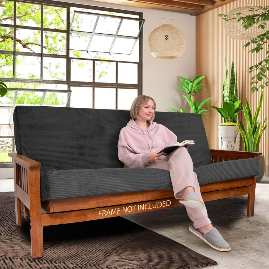 6-Inch Memory Foam Futon Mattress with Removable Cover Q988