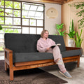 6-Inch Memory Foam Futon Mattress with Removable Cover Q988