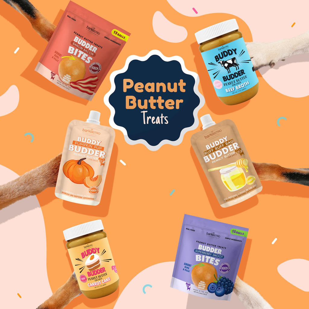 3 Pack 4oz Natural Peanut Butter Dog Treats E914