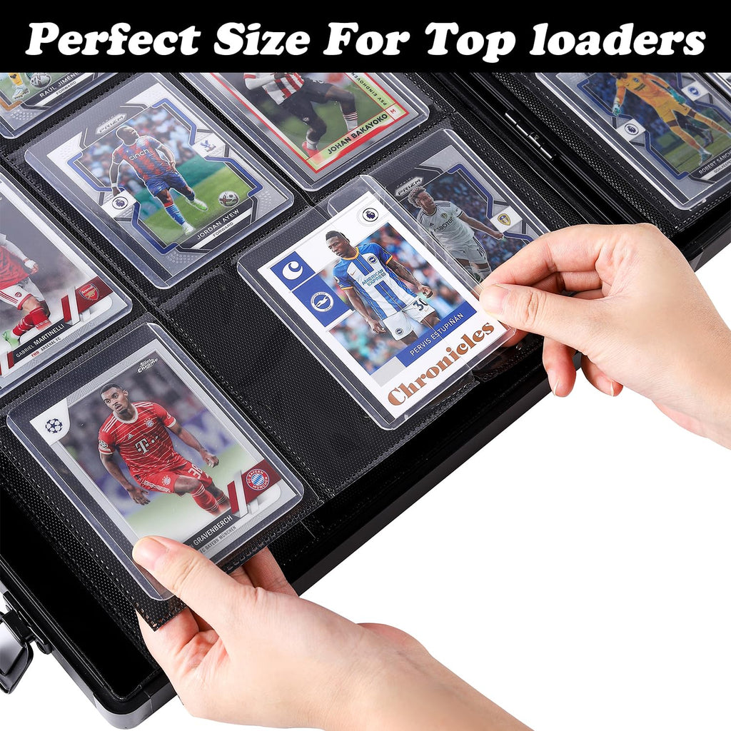 Black 216 Toploader Trading Card Binder Y58696