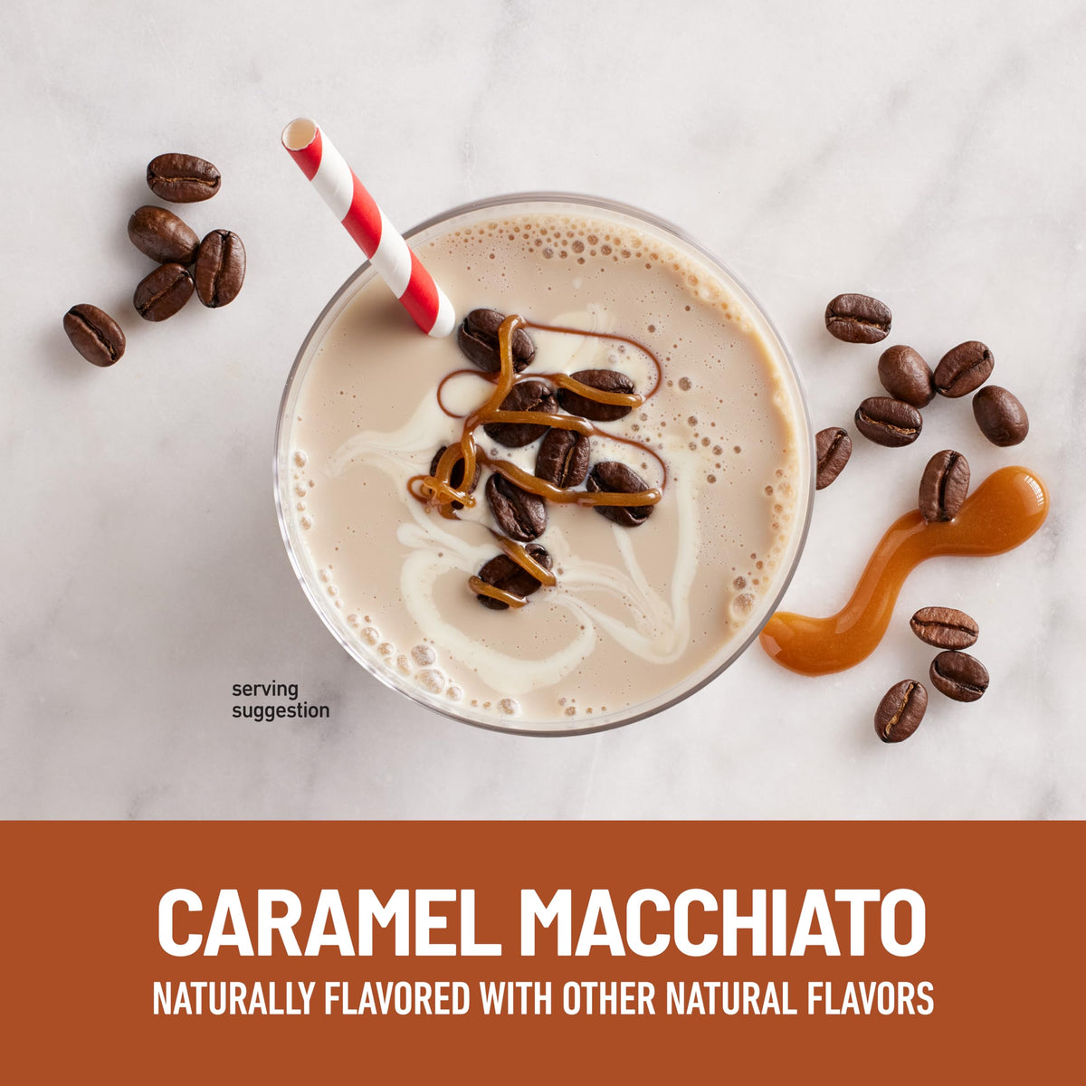 Caramel Macchiato 20g Protein Meal Replacement Shake 12 Count M897268