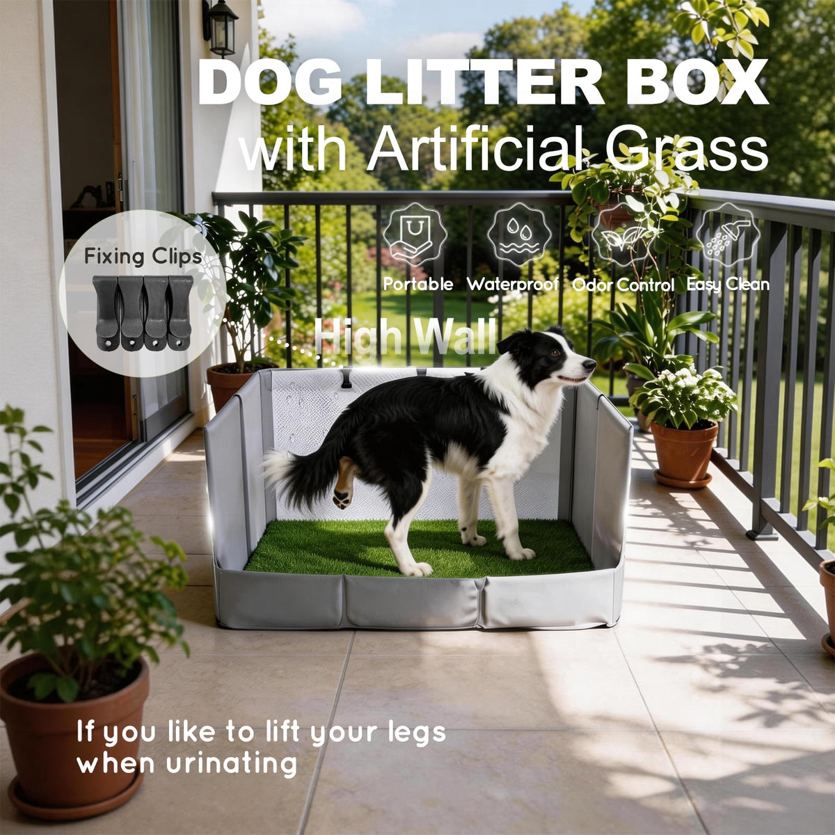 Dog Grass Pad with Tray T260