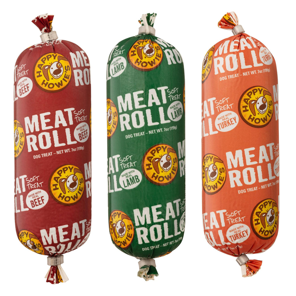 Beef Lamb Turkey Soft Meat Roll Treat 7 Oz (Pack of 3) U831