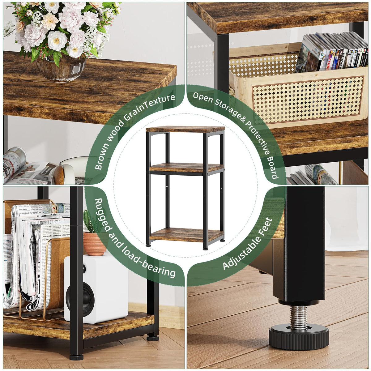 3 Tiers Shelf Side Table T56041