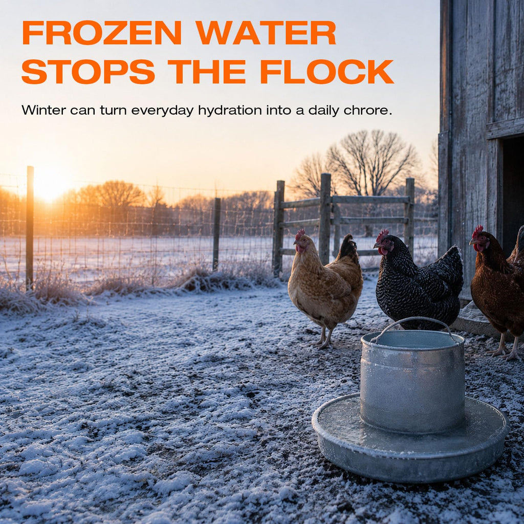 Heated Chicken Waterer 13 Inches U857791