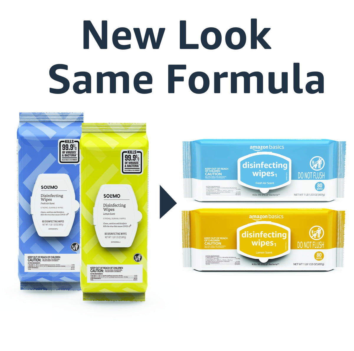 Lemon & Fresh Air Scent Multi-Surface Disinfecting Wipes 320 Count J9670