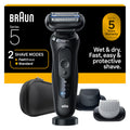 Black Wet & Dry Electric Shaver with Trimmer Q511