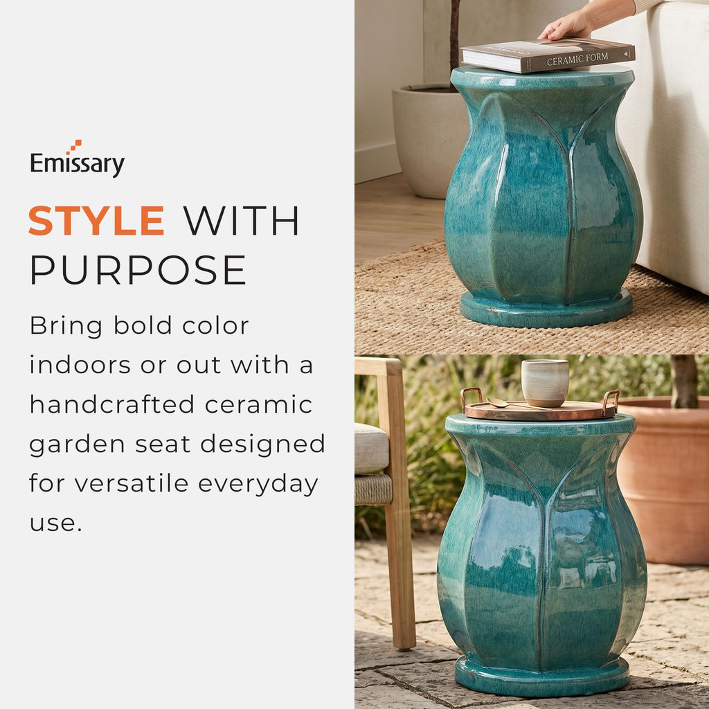 Teal Stool J18385