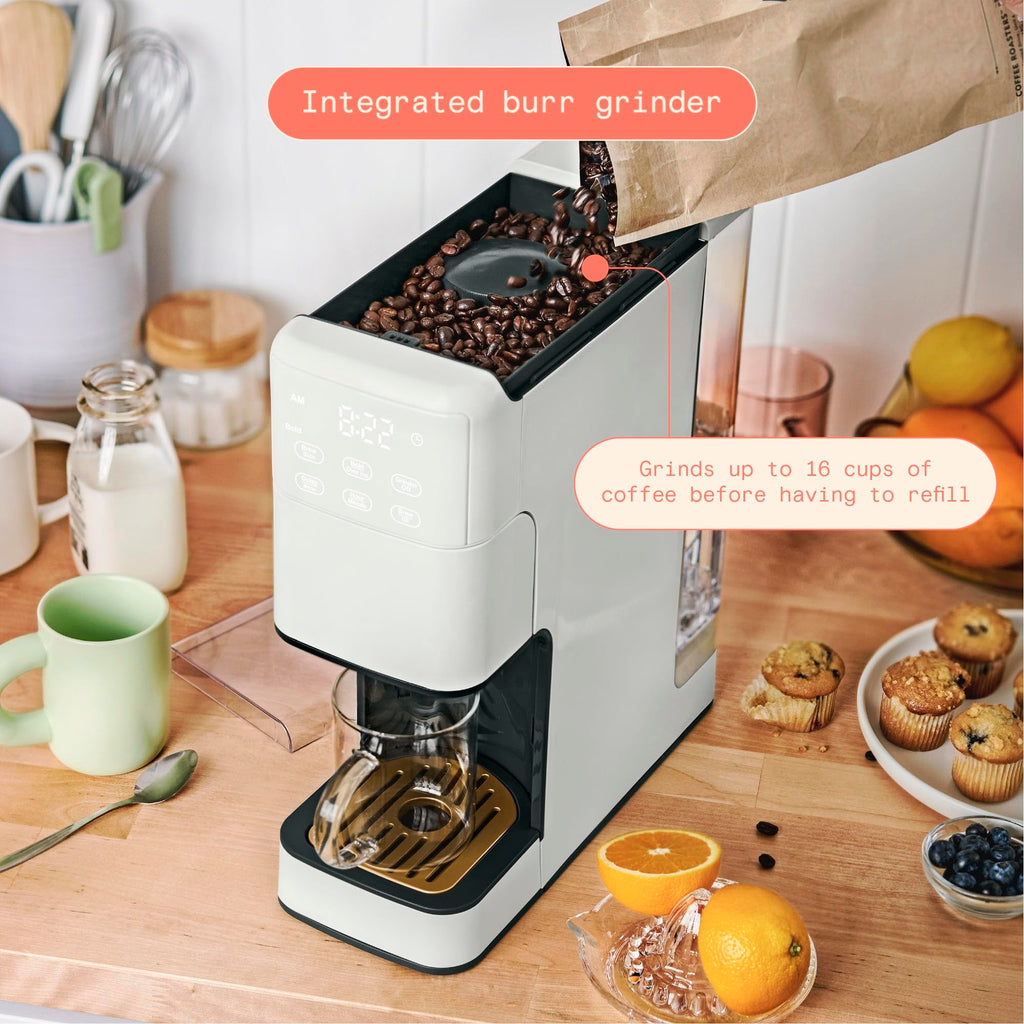 Single Serve Coffee Maker with Burr Grinder C756530
