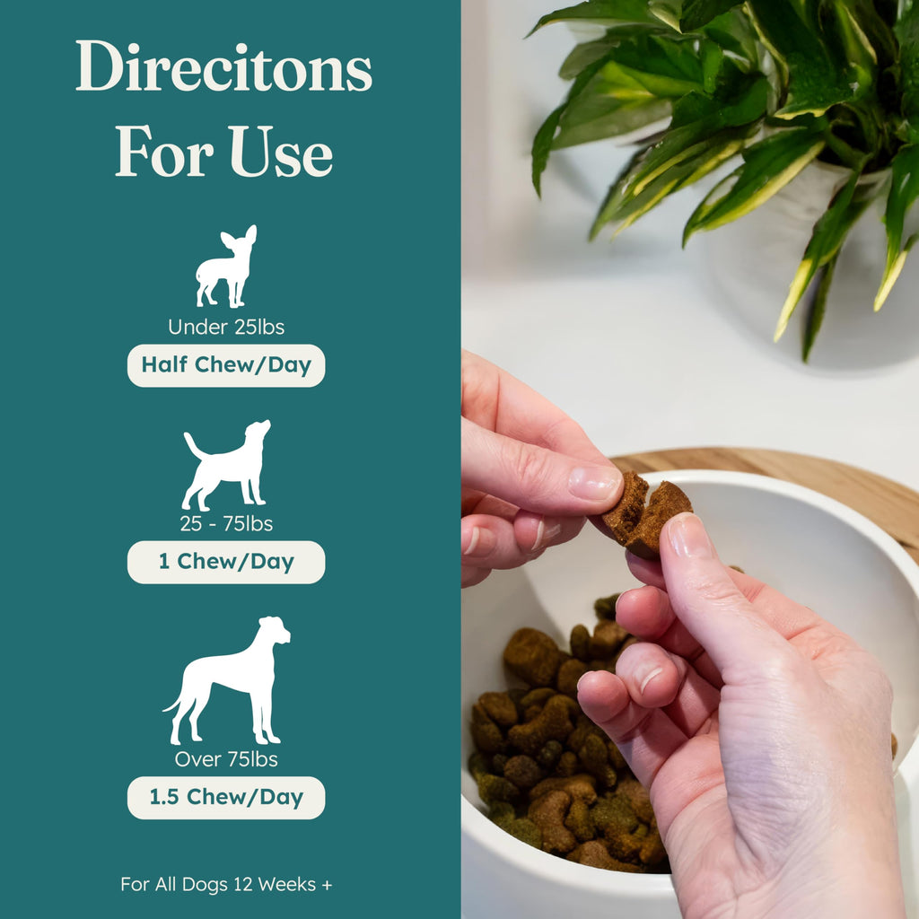 30 Soft Chews Pork Flavor Kidney Supplement for Dogs U7187