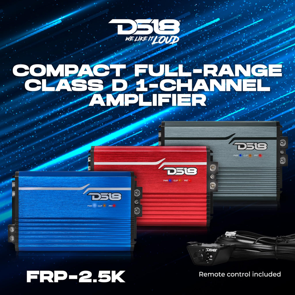 Compact Full-Range Class D 1-Channel Amplifier 2,500 Watts RMS S2665