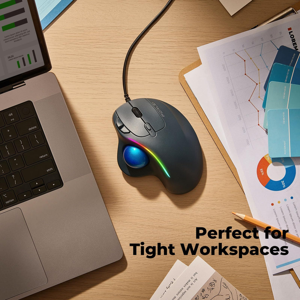 Ergonomic Trackball Mouse M397