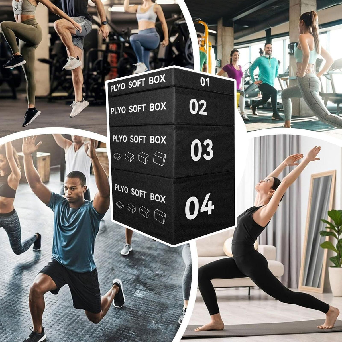 4-in-1 Foam Plyo Box Q74960