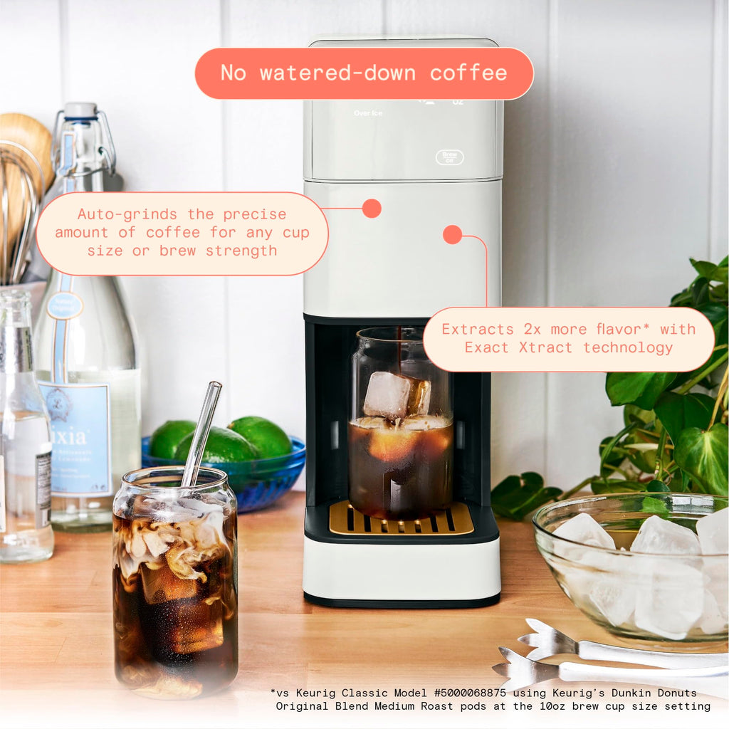 Single Serve Coffee Maker with Burr Grinder C756530
