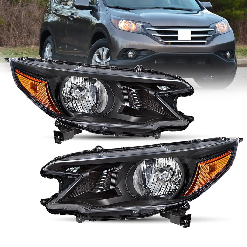 Black Halogen Headlight Assembly S205369