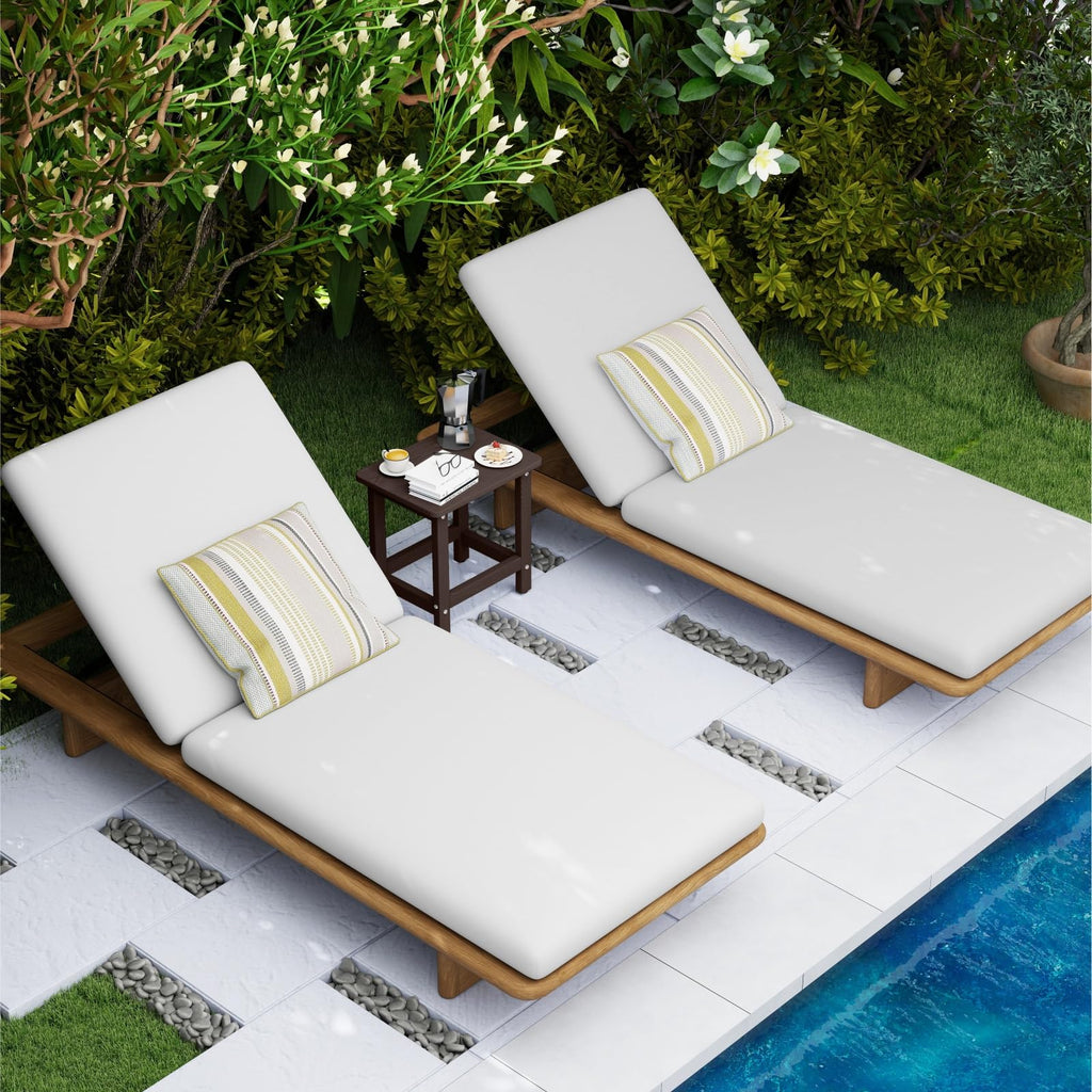 Set of 2 HDPE Outdoor Side Table S272