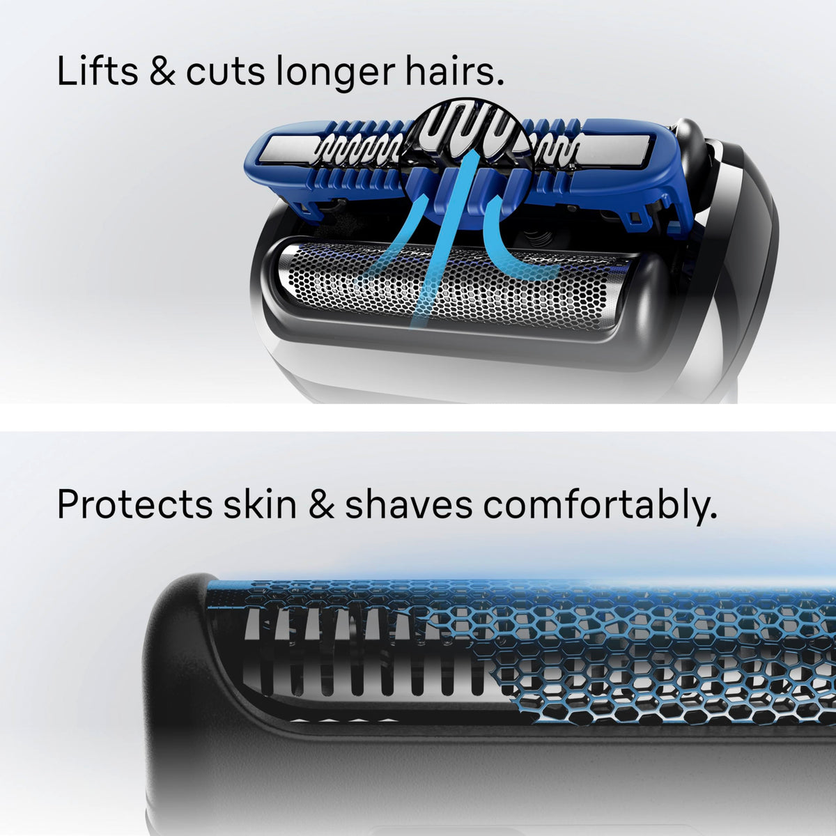 Black Wet & Dry Electric Shaver with Trimmer Q511
