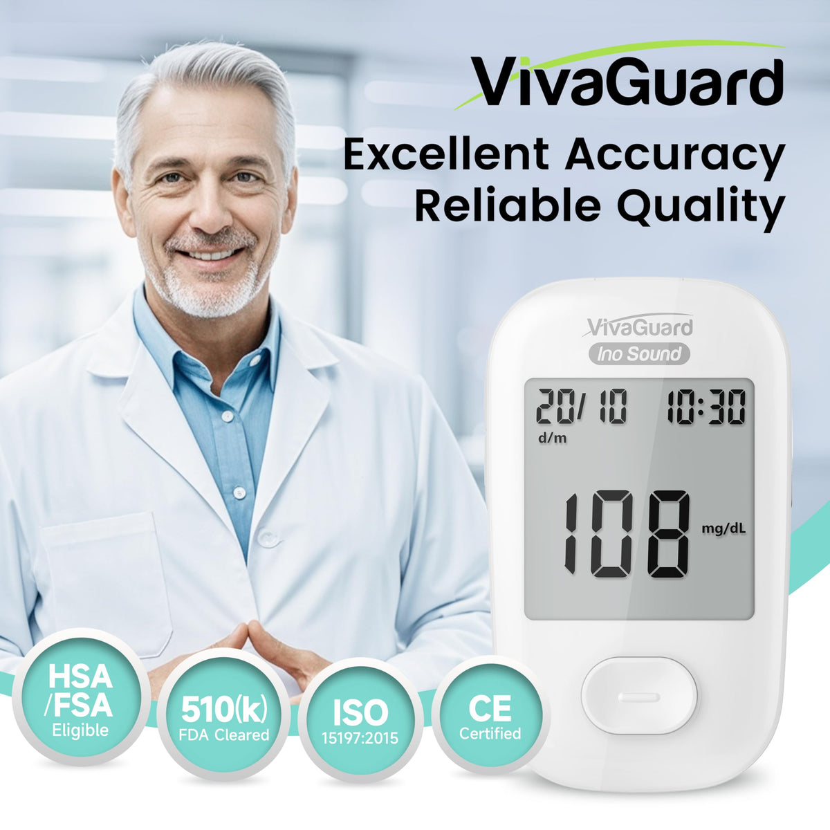 Talking Blood Glucose Monitor Kit E9040
