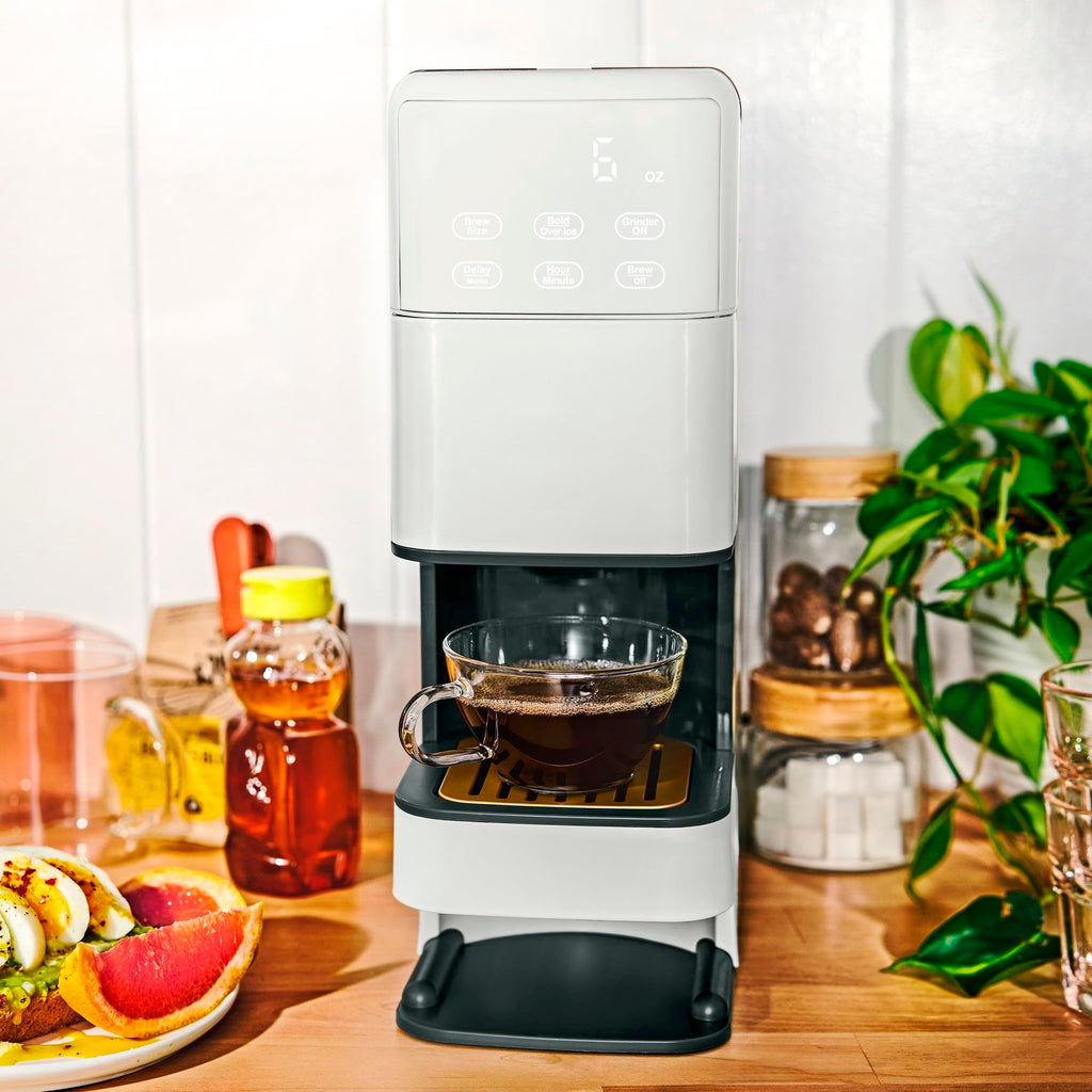 Single Serve Coffee Maker with Burr Grinder C756530