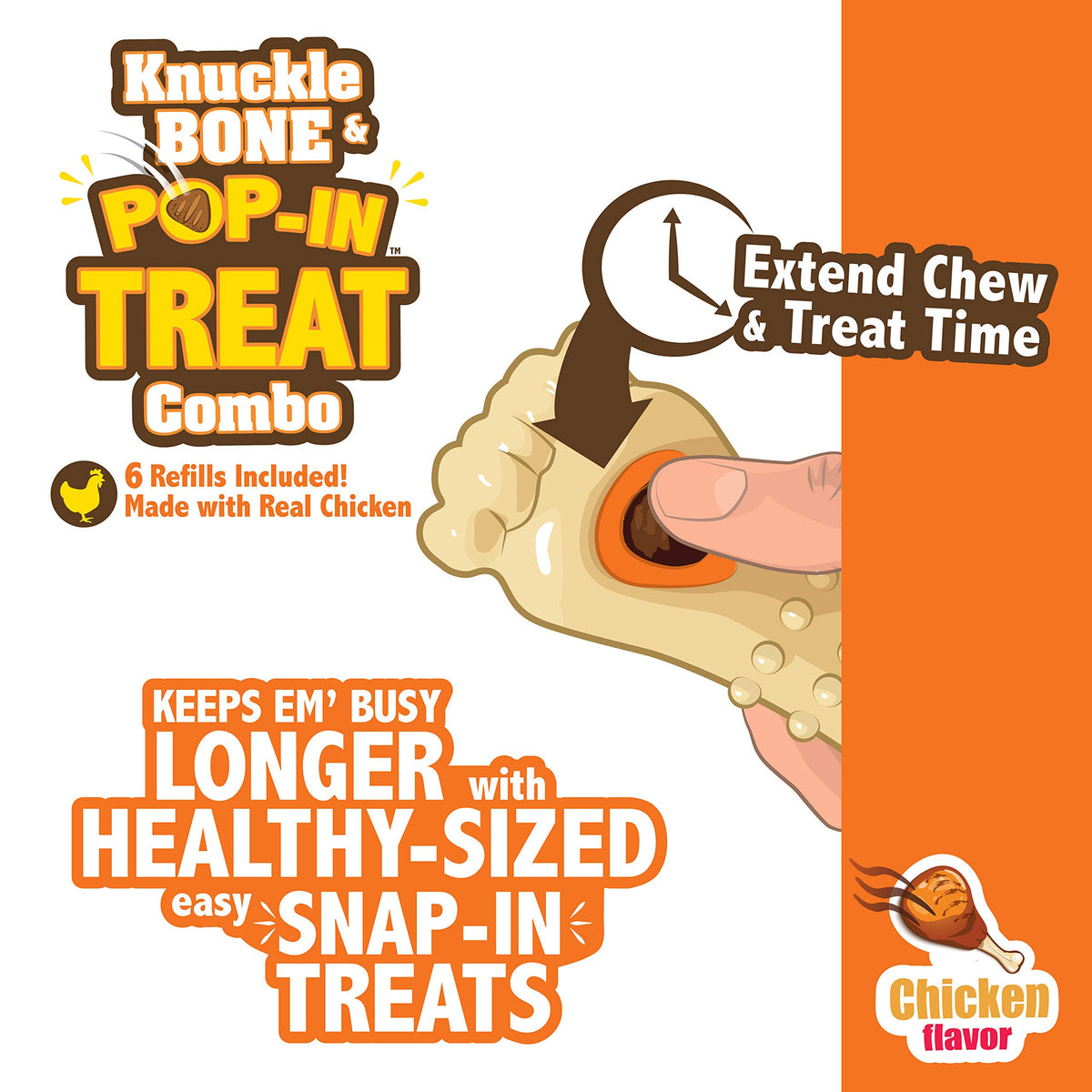 Chicken Dog Treat Refills, 90 Count D41669