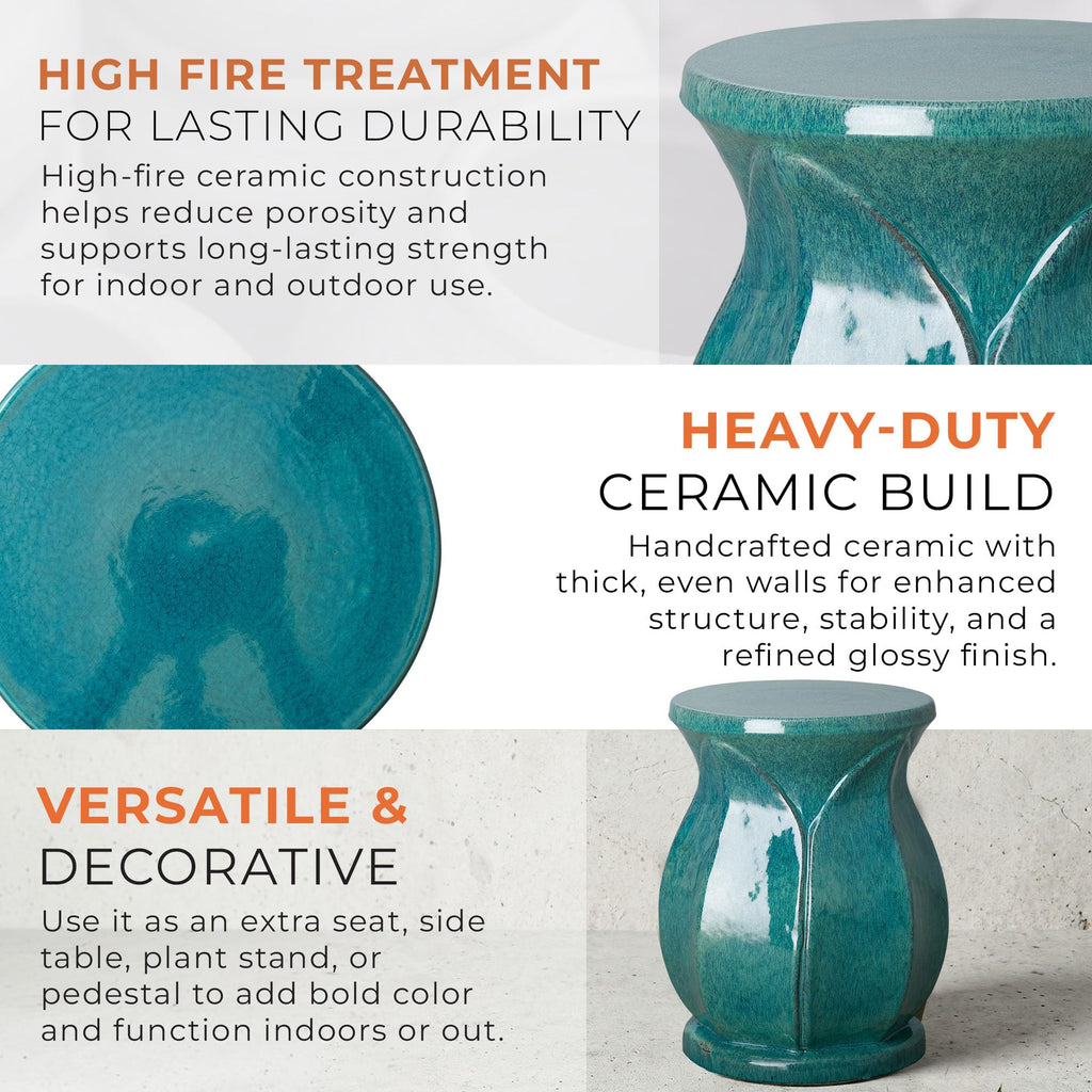 Teal Stool J18385