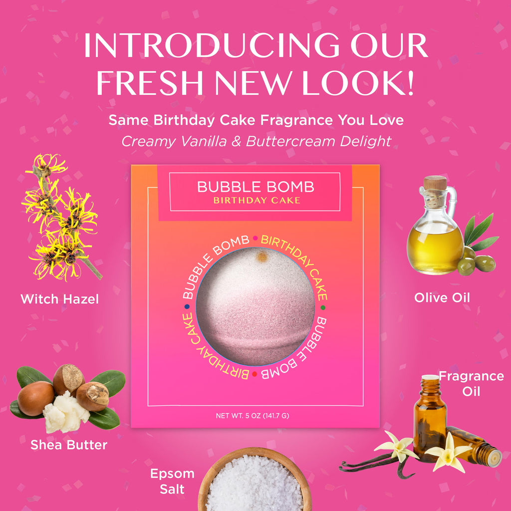 Birthday Cake Bath Bombs 1 Pack B53892