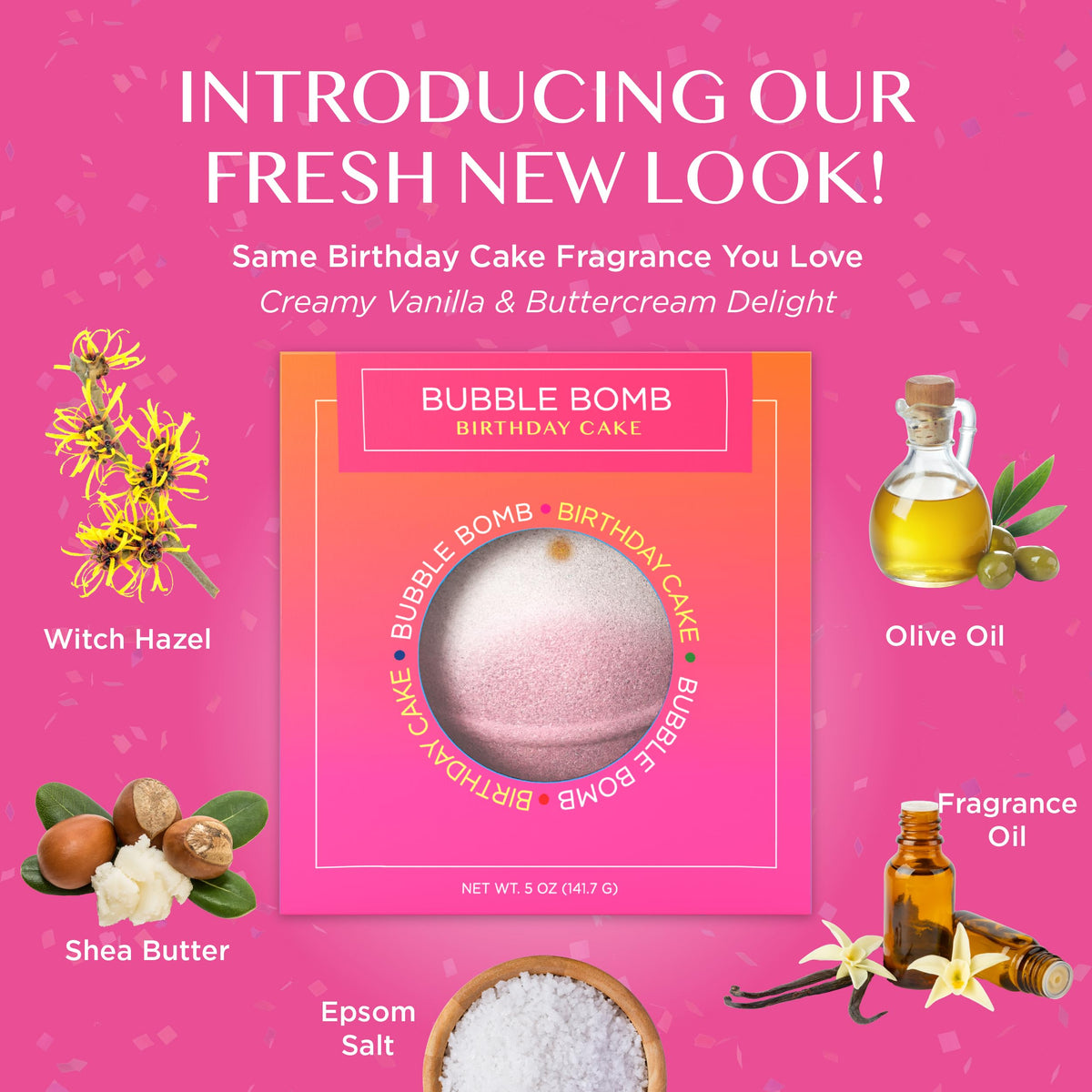 Birthday Cake Bath Bombs 1 Pack B53892