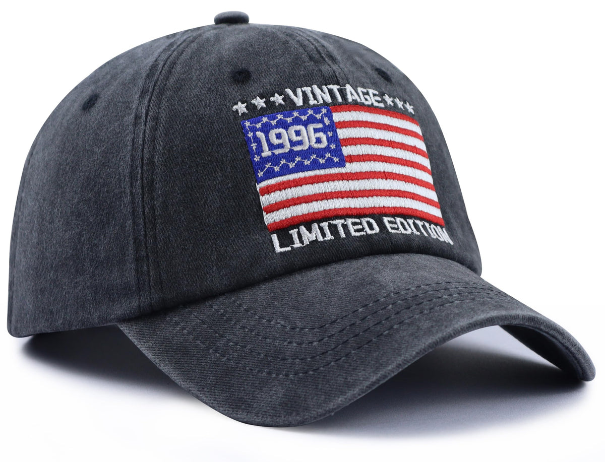 Vintage American Flag Baseball Cap V446439